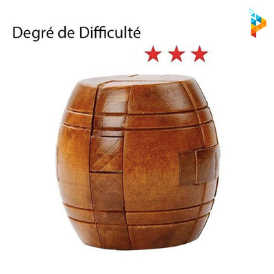 Casse-Tête QI 3D Puzzle en bois énigme