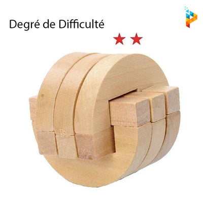 Casse-Tête QI 3D Puzzle en bois énigme