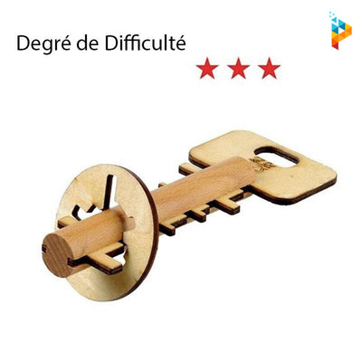 Casse-Tête QI 3D Puzzle en bois énigme