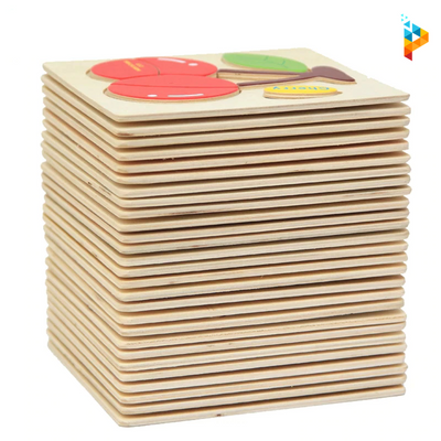 Locomotive Montessori engins Puzzle 3D Educatif
