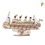 Bateau de croisière puzzle 3D en bois maquette-Puzzledebois ™