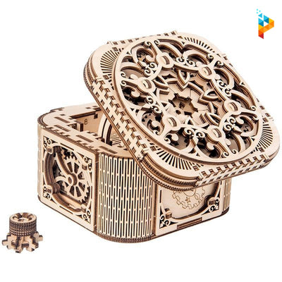 Boite à bijou puzzle en bois mécanique 3D-Puzzledebois ™