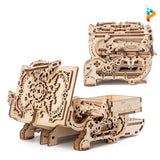 Boite à bijoux à rangements mécaniques puzzle 3D en bois-Puzzledebois ™