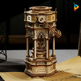 Boite à musique Lanterne victorienne lampe à pétrole puzzle 3D en bois-Puzzledebois ™