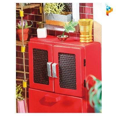 Boutique de fleurs d'Emilie maison de poupée puzzle 3D en bois-Puzzledebois ™
