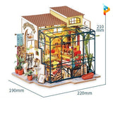 Boutique de fleurs d'Emilie maison de poupée puzzle 3D en bois-Puzzledebois ™