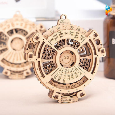 Calendrier perpétuel mécanique puzzle 3D en bois-Puzzledebois ™
