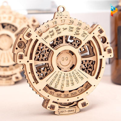 Calendrier perpétuel mécanique puzzle 3D en bois-Puzzledebois ™