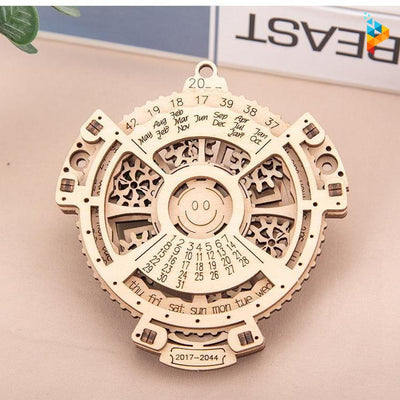 Calendrier perpétuel mécanique puzzle 3D en bois-Puzzledebois ™