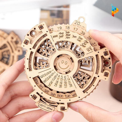 Calendrier perpétuel mécanique puzzle 3D en bois-Puzzledebois ™