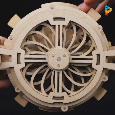 Calendrier perpétuel puzzle 3D mécanique en bois maquette-Puzzledebois ™