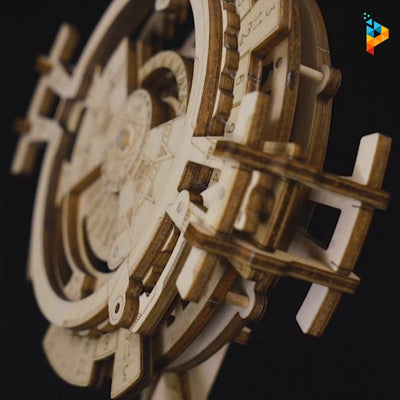 Calendrier perpétuel puzzle 3D mécanique en bois maquette-Puzzledebois ™