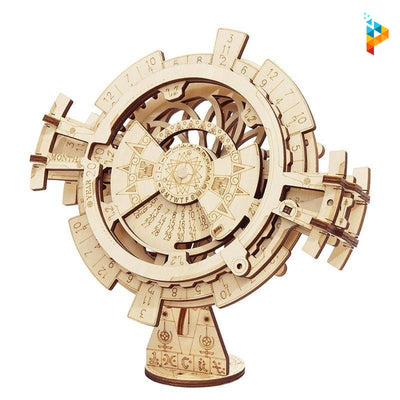 Calendrier perpétuel puzzle 3D mécanique en bois maquette-Puzzledebois ™