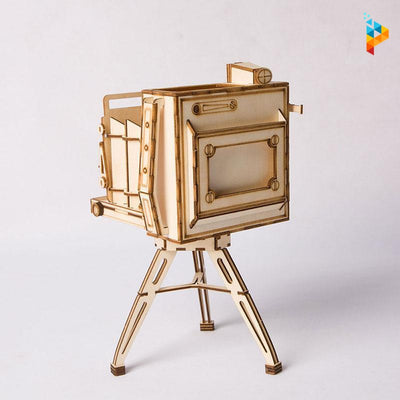 Camera vintage puzzle mécanique 3D en bois-Puzzledebois ™