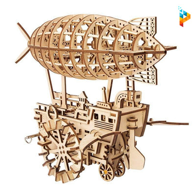 Dirigeable ballon à air mécanique puzzle 3D en bois-Puzzledebois ™