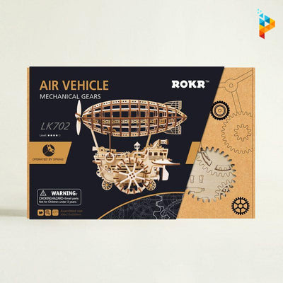 Dirigeable ballon à air mécanique puzzle 3D en bois-Puzzledebois ™