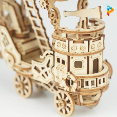 Dirigeable ballon d'air mécanique puzzle 3D en bois-Puzzledebois ™