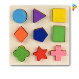 Forme géométrique Montessori puzzle en bois éducatif enfant-Puzzledebois ™