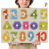 Formes et nombres Montessori puzzle en bois éducatif enfant-Puzzledebois ™