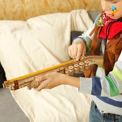 Fusil à pompe puzzle 3D en bois-Puzzledebois ™