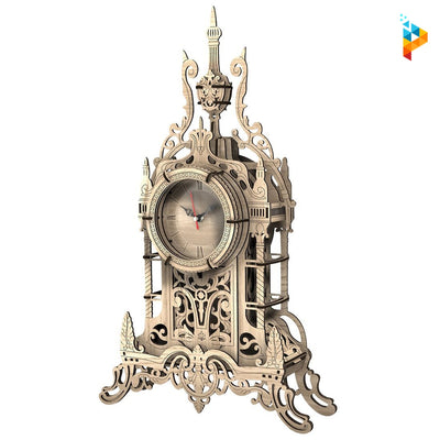Horloge en bois à quartz puzzle 3D en bois-Puzzledebois ™