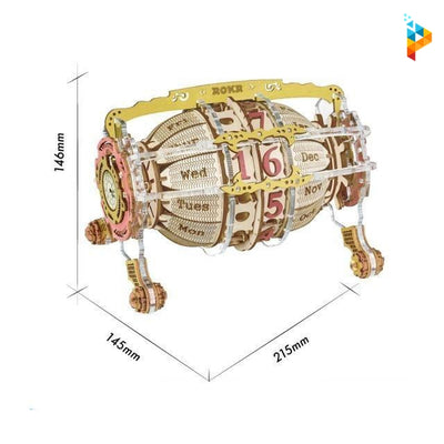 Horloge zodiacale mécanique 3D puzzle en bois-Puzzledebois ™