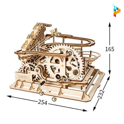 Jeu de bille Marble Run usine hydraulique puzzle 3D mécanique en bois-Puzzledebois ™