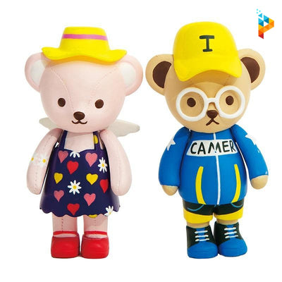 La boutique de fleurs de Teddy maison de poupée puzzle 3D en bois-Puzzledebois ™