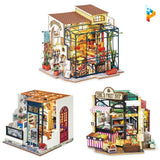 La boutique de fruits maison de poupée puzzle 3D en bois-Puzzledebois ™