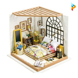 La chambre à coucher d'Alice maison de poupée puzzle en bois-Puzzledebois ™
