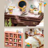 La chambre d'Anna maison de poupée puzzle 3D en bois-Puzzledebois ™