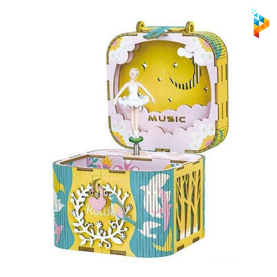 La danseuse ballerine boite à musique puzzle en bois-Puzzledebois ™