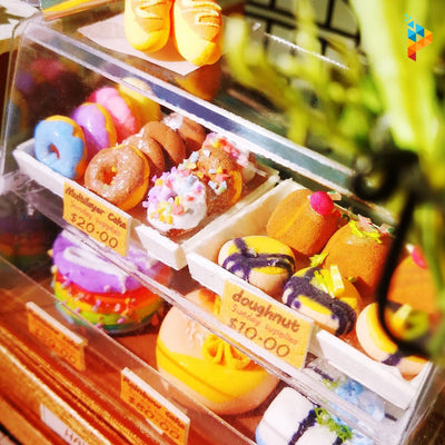 La fabrique de dessert miniature puzzle 3D en bois-Puzzledebois ™