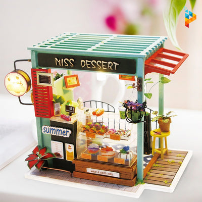 La fabrique de dessert miniature puzzle 3D en bois-Puzzledebois ™