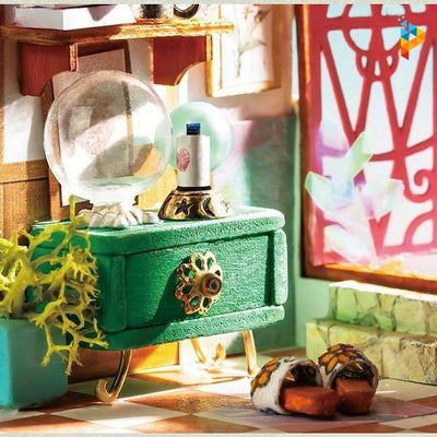 La maison en fleurs maison de poupée puzzle 3D en bois-Puzzledebois ™