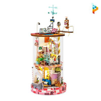 La maison en fleurs maison de poupée puzzle 3D en bois-Puzzledebois ™
