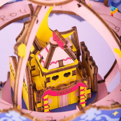 La nuit étoilée boite à musique puzzle 3D en bois-Puzzledebois ™