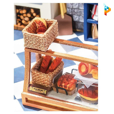 La pâtisserie de Nancy maison de poupée puzzle 3D en bois-Puzzledebois ™