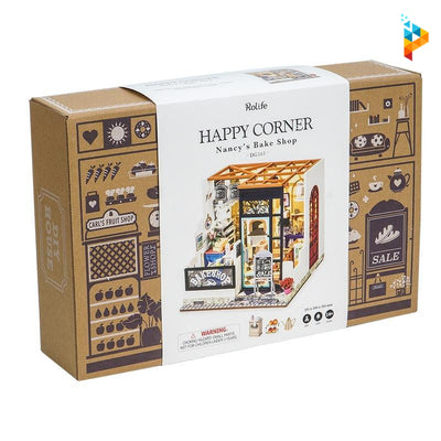 La pâtisserie de Nancy maison de poupée puzzle 3D en bois-Puzzledebois ™