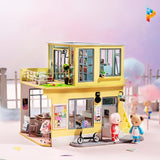 La salle de classe de Teddy maison de poupée puzzle 3D en bois-Puzzledebois ™