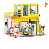 La salle de classe de Teddy maison de poupée puzzle 3D en bois-Puzzledebois ™