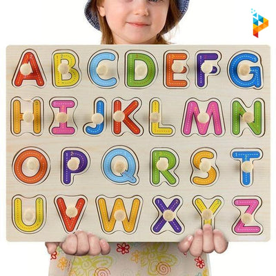 L'alphabet Montessori puzzle en bois éducatif enfant-Puzzledebois ™