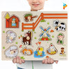Le Ferme aux animaux Montessori puzzle en bois éducatif enfant-Puzzledebois ™