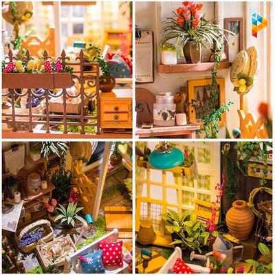 Le jardin des Miller miason de poupée puzzle en bois-Puzzledebois ™