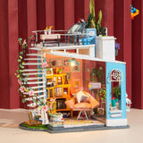 Le loft de Dora maison de poupée puzzle 3D en bois-Puzzledebois ™