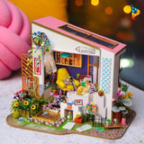 Le porche de Lily maison de poupée puzzle en bois-Puzzledebois ™