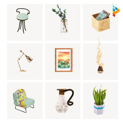 Le séjour de Manon maison de poupée puzzle 3D en bois-Puzzledebois ™