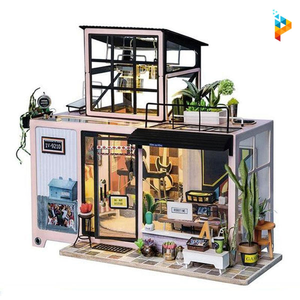 Mini-kit maison miniature en bois salon Hands Craft