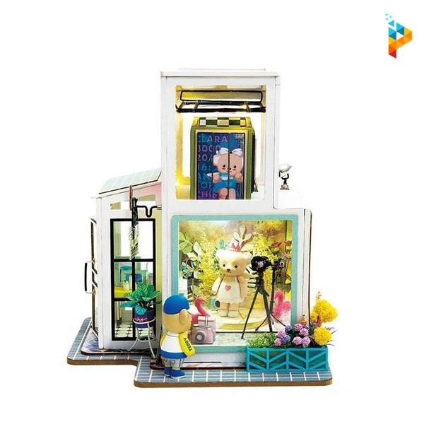 Le studio photo maison de poupée puzzle 3D en bois-Puzzledebois ™