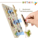 Les Animaux de la Ferme 2 Montessori puzzle en bois éducatif enfant-Puzzledebois ™